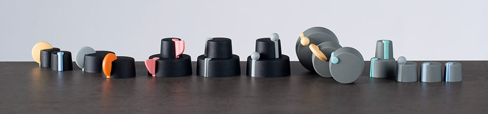 Botones giratorios con fijación lateral de tornillo Top-Knobs